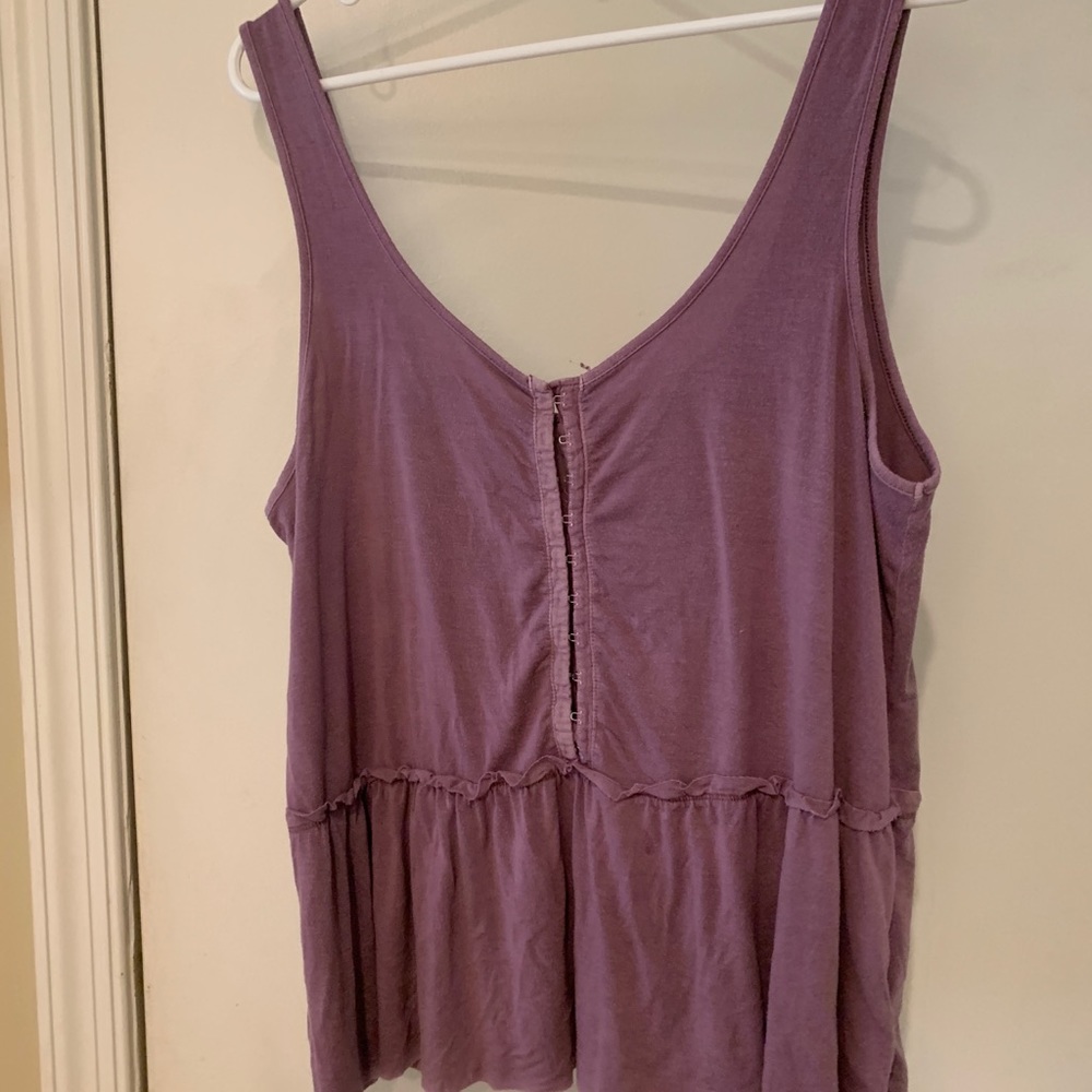 American Eagle Soft and Sexy Peplum Top